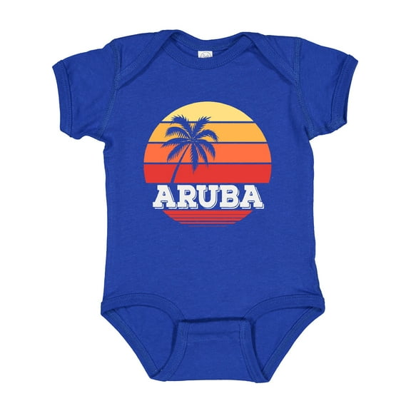 Inktastic Aruba Vacation Boys or Girls Baby Bodysuit
