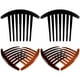 thumbnail image 4 of 6 piezas de cabello francés Combina peinado de plástico peine con dientes chicas accesorios para el cabello, 4 of 7