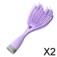 thumbnail image 1 of 2 Cepillos para Desenredar El Cabello, Peine Hueco para Del Cuero Cabelludo, Peine de Cómodo de Contacto, Cepillo para El Cabello con Ve 2 piezas, 1 of 8