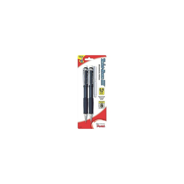 Pentel TwistErase III Mechanical pencil, (0.9 mm) with (2) Eraser