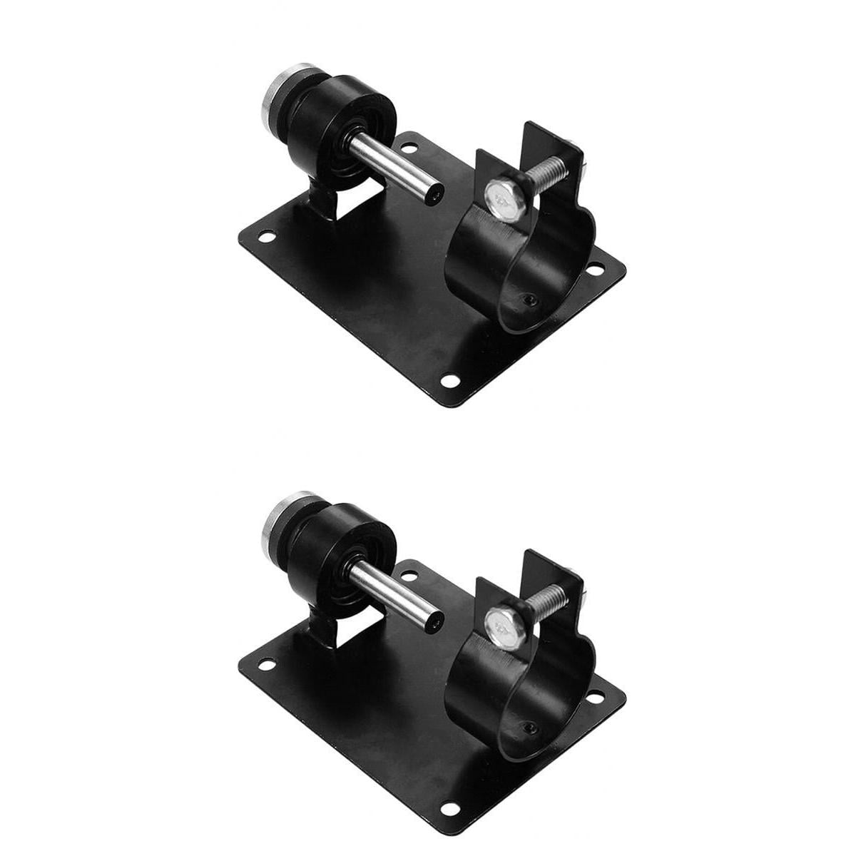 Black 40mm Drill Cutting Seat Stand Bracket Durable 