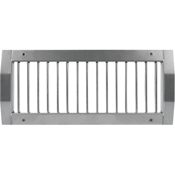 13 x 5 Inch Single Louver Galvanized Steel Air Return Vent Grille for Round Duct