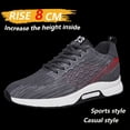 thumbnail image 3 of Men'S Height-Increasing Shoes Korean Style, Fashionable And Versatile, Breathable Mesh Trendy Footwear for Autumn, 3.15inch Lift Casual Sports Shoes,, 3 of 9