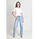 thumbnail image 1 of Jeans recto con pedreria /Juvenil, 7413 (Azul claro) azul 5, 1 of 5