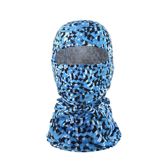JIKNTTR Summer Men Women Cooling Ice Silk Face Mask Breathable Hooded Face Covering Sun Protection Outdoor Sports Cycling Headwear Holiday Caps