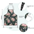 thumbnail image 7 of Pioneer Flower Floral Print Pattern Kids Aprons for Girls and Boys,Adjustable Neck Strap Toddler Aprons for Kids Cooking Baking, 7 of 7