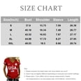 thumbnail image 2 of longentii Womens American Flag Tops Comfy Tees Loose V-Neck Blouses Short Sleeves Soft Clothes Navy M, 2 of 2