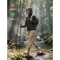 thumbnail image 2 of BALEAF Women's Sun Jackets No Insert Lightweight Hiking Hoodie UPF 50+ Workout Mosquito Clothes Long Sleeve UV with 2 Pockets Black L, 2 of 7