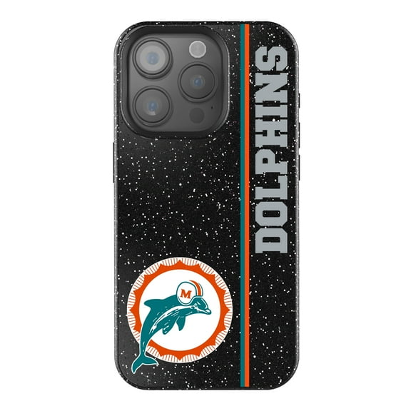 Keyscaper Black Miami Dolphins iPhone Bling Case