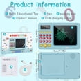 thumbnail image 4 of Math Games Toy with LCD Writing Tablet 2 in 1 Early Learning Math Arithmetic Exercise Toy USB Charging Addition Subtraction Multiplication and Division Oral Learning Toy Montessori Toy, 4 of 6