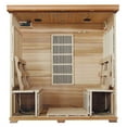 thumbnail image 2 of Heat Wave SA1318 Klondike 4 Person Carbon Cedar Heatwave Sauna, 2 of 8
