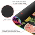 thumbnail image 4 of Wireless Charging Mouse Pad Large RGB Gaming Desk Mat 13 Light Modes Mousepad 31.5x11.8 Orange Leaf Strawberry Watermelon, 4 of 6