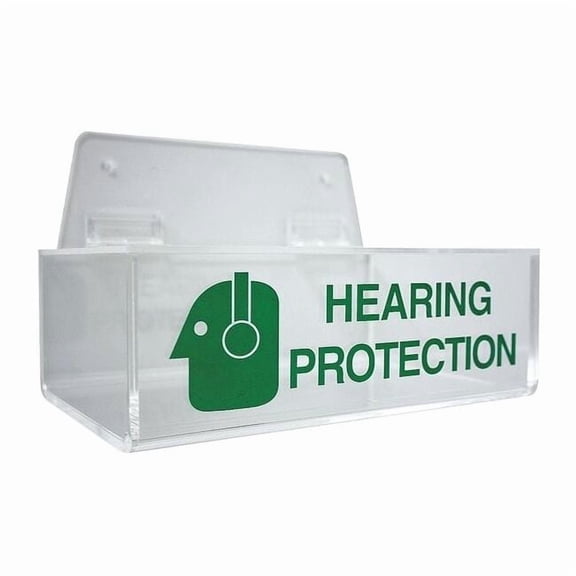 Reusable Ear Plugs with Dispenser, Table Top, Wall Mount, Capacity: 100 Pairs