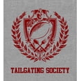 thumbnail image 2 of American Football Tailgating Society Adult Heather Gray Long Sleeve Hoodie-Medium, 2 of 6