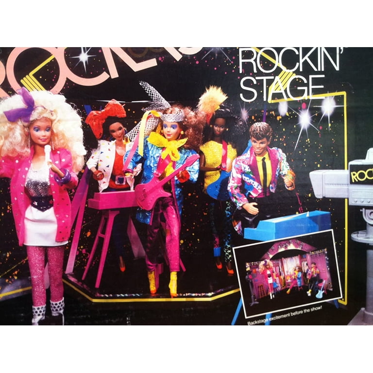 Barbie and the cheap rockers stage playset