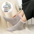 thumbnail image 6 of GIRACOA 6 Pairs Non Slip Hospital Socks for Women, Cozy Fuzzy Slipper Socks with Grip for Women Gifts, 6 of 7