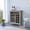 Light Gray+Particle Board, variant on LHYY Bar Cabinet Castle,One Open Shelf,Six Wine Cubbies,Light Gray Finish