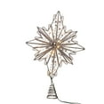 thumbnail image 4 of Kurt Adler 15.5-Inch 30-Light Fairy Light Silver Star Treetop, 4 of 4