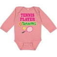 thumbnail image 3 of Inktastic Future Tennis Player in Training Girls Long Sleeve Baby Bodysuit, 3 of 5
