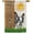 S10-Boston Terrier, variant on Watercolor Dog Spring Summer Welcome House Flag Boston Terrier Tulip Flowers Blue Buffalo Plaid Outside Yard Decor Flag Banner 28X40 Inch Double Side Style 1