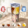 thumbnail image 6 of 20OZ Dog Pattern Handle Tumbler Stainless Steel Double Wall Cup Unique Birthday Christmas Gifts for Dog Lovers Women Men Maintains Drink Temperature for Extended Periods, 6 of 6