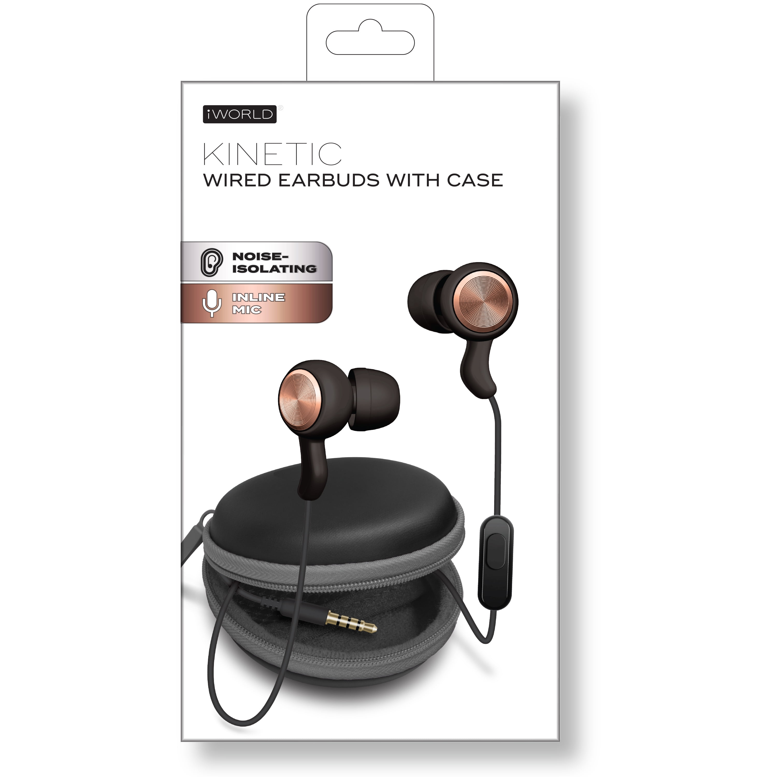 CoreAudio Rush Wired Earbuds - Gray