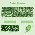 thumbnail image 3 of Costway Ex pandable Fence Privacy Screen Faux  Ivy Panel w/White Flower 1 PACK, 3 of 10