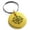 Gold, variant on Stainless Steel Nautical Star Compass Engraved Small Medallion Circle Charm Keychain Keyring