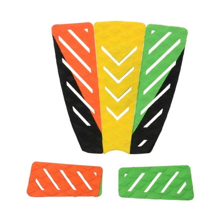 

5 Pieces Surfboard Traction Tail Pads Surfing Grips Multicolor /