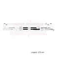 thumbnail image 3 of Cable Chicote Sobremarcha Compatible Con Oldsmobile Cutlass 3.1L 1991 1992 1993 1994 1995 1996 CAHSA Cable Chicote Acelerador, 3 of 7