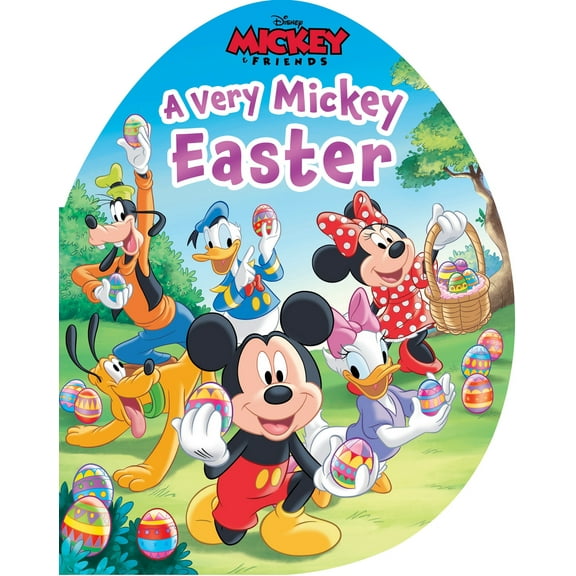 Shaped Board Books Disney Mickey & Friends: A Very Mickey Easter (Board Book)
