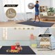 thumbnail image 5 of 12 Pack Floor Exercise Mat for Home Gym or Floor Padding black, 5 of 5
