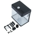 thumbnail image 3 of 2.5Gallon Aquarium Kit Fish Tank Black Low Noise Bedroom Desktop Fish Tank NEW, 3 of 8