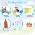 thumbnail image 6 of Yardi Yard 7-In-1 Water Slide Park with Splash Pool and Water Cannon without Blower, Bounce House with Inflatable Bouncer, Safe Entrance Opening, 6 of 11
