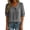 Gray, variant on Women's Button Up Shirt - Peter Pan Collar Short Sleeve Summer Tops Casual Cotton Retro Floral Blouse
