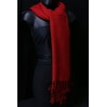 thumbnail image 2 of Women's Fashion Scarf - Burgundy - Sweater-Like Material SFS16, 2 of 3