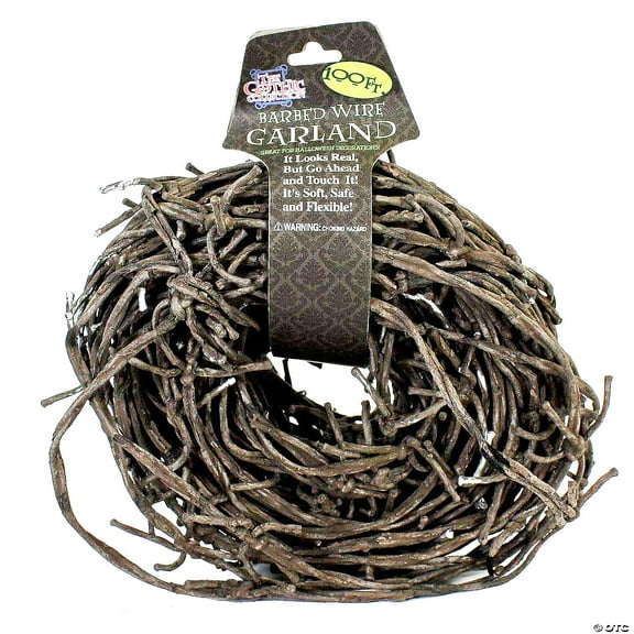 Sunstar Rusted Look Barbed Wire - 100 ft