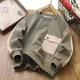 thumbnail image 3 of Nueva sudadera de otoño 2024 para niños, jersey de algodón con retazos, ropa de moda, tops de primavera para niños grandes, abrigos de manga larga, otoño de 4 a 14 años, 3 of 5