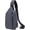 B-grey (Straight Front Zip), variant on Small Sling  Crossbody Bag Men Women One Strap Casual Chest Bags Slim Backpack for Outdoor Travel Biking