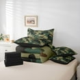 thumbnail image 6 of Castle Fairy Teens Adults Mallard Duck Bedding Comforter Set 7-Piece,Camouflage Camo King Bedding Sets,Abstract Geometric Ultra Soft Bed Sheets,Super Cozy Room Decor,Reversible, 6 of 8