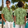 thumbnail image 2 of Psesaysky Green Pickles Print Midi Dress for Women Summer Sleeveless Tank Sundress and Aloha Shirts for Men Husband and Wife Matching Clothes Couple Party Vacation Outfits, 2 of 7