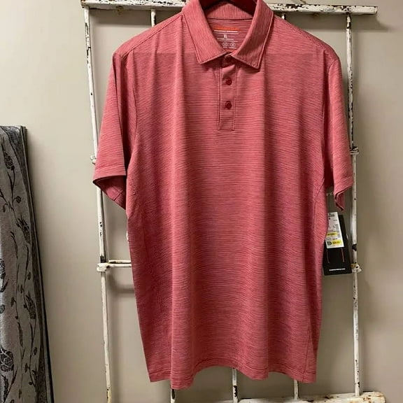 Hawke & Co Men's Gray Sportswear Polo( Racing Red, X-Large)