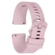 thumbnail image 1 of Correa de reloj de silicona Uxcell de 20 mm, correa de reloj de goma flexible con cierre de acero inoxidable para hombres y mujeres, rosa, 1 of 7