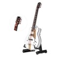 thumbnail image 5 of Guitar Model Mini Exquisite White Musical Instrument Handicraft Ornament for Home Office Decoration, 5 of 5