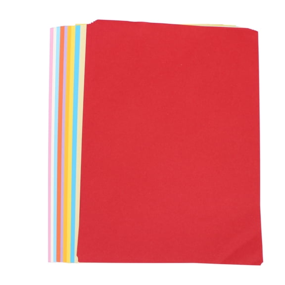 OUNONA Printable Colored Copy Paper Assorted Color Perfect for Certificates 100Sheets