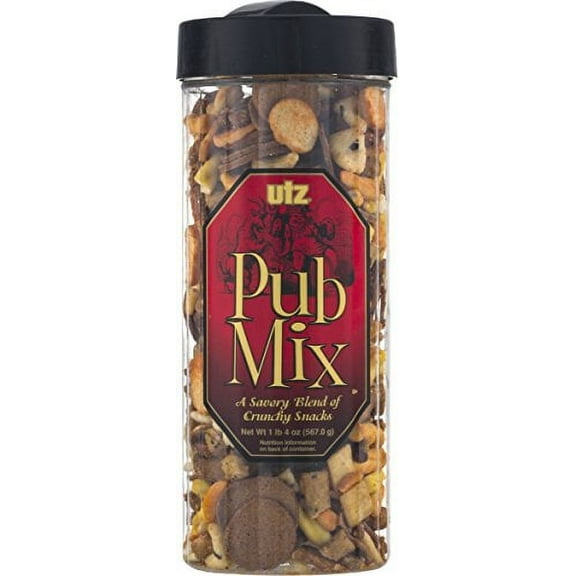 Utz Pub Mix, A Savory Blend of Crunchy Snacks- 20 oz. (2 Containers)