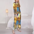 thumbnail image 4 of Lsque Scooby-Doo Pattern Long Sleeve Pajama Set for Women - Soft 2-Piece Sleepwear and Loungewear Set with Pockets, Comfy Nightwear, 4 of 8