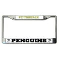 thumbnail image 1 of Pittsburgh Penguins Chrome License Plate Frame, 1 of 6