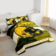 thumbnail image 3 of jejeloiu American Rugby Helmet Twin Comforter Sets,Football Ball Games Bedding Set For Sport Lover Reversible 2 Pieces, 3 of 8