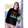 thumbnail image 2 of Womens White Christmas Sweatshirt Crewneck Christmas Tree Graphic Shirts Oversized Xmas Pullover Sweater, 2 of 5